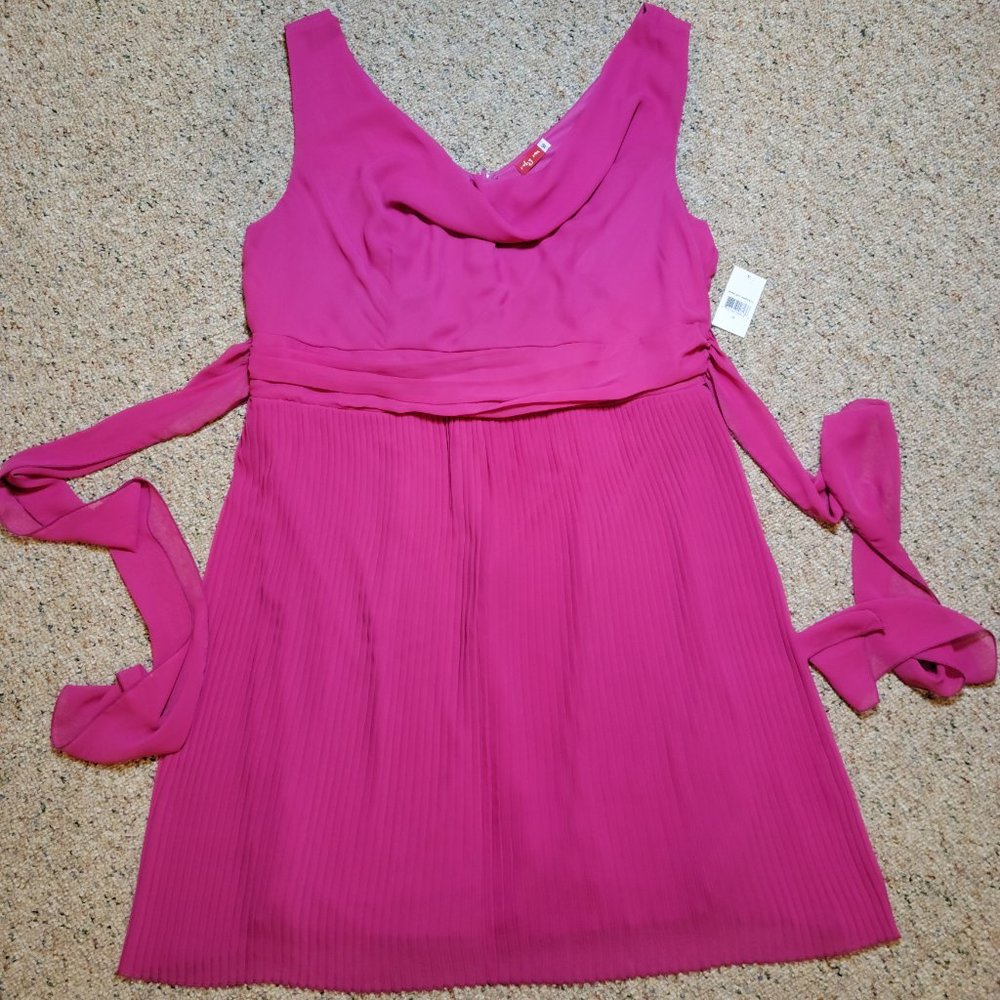Magenta Barbiecore Ruby Rox Knee Length Dress